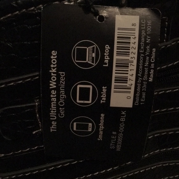 Black Worktote 📚 - Picture 2 of 8